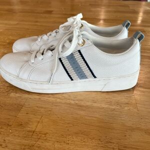 Ted Baker “ Bailey Icon” white leather sneaker. Women’s size 8.5.